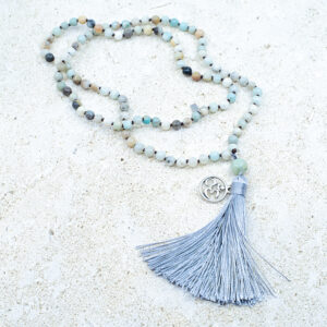 BeYou_Crystals_Amazonite Mala - Embrace Harmony and Inner Peace