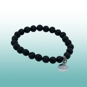 Im Safe Lava Rock Bracelet