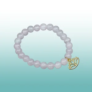 Im Love Rose Quartz Bracelet