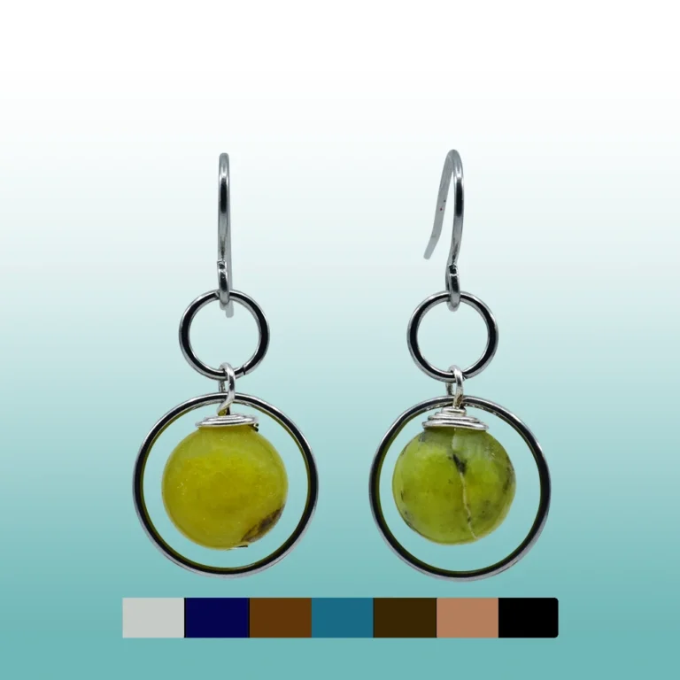 Chinese Jade Earrings Model 1 colors