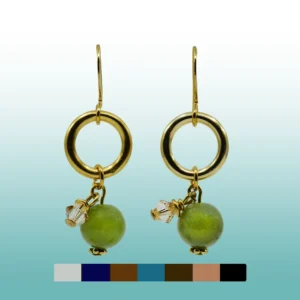 Chinese Jade Earrings Model 3 colors